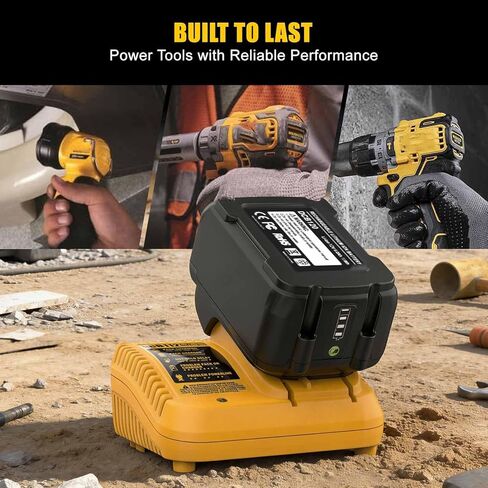 2-Pack 6.0Ah 12V Battery Replacement for Dewalt 12V Max, Professional Power for Auto Repair & Construction, Compatible with DCB120 DCB122 DCB124 DCB127 | Not for 20V/18V Tools in Kuwait