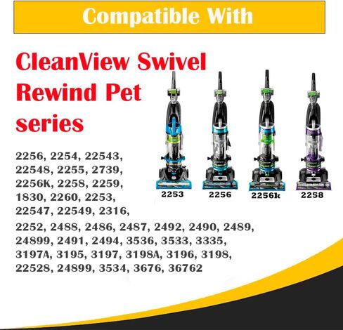 قطعة تجميع النقل البديلة 1616187 لمكانس Bissell Power Lifter Swivel & PowerForce Helix Turbo، تناسب الموديلات 2252، 2259، 2260، 3675 in Kuwait