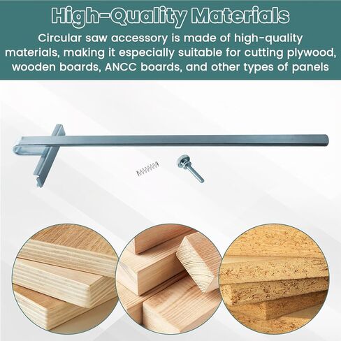 MZ745 Adjustable Circular Saw Rip Fence and Edge Guide Compatible with Skil 13896, 2 610 034 814, Rip Guide for Bos-ch Circular Saws in Kuwait