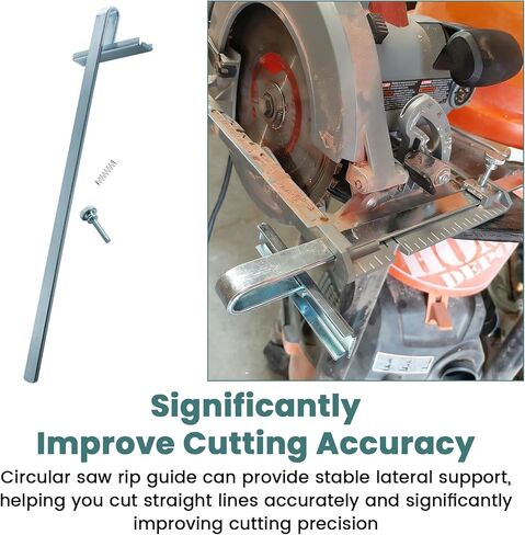 MZ745 Adjustable Circular Saw Rip Fence and Edge Guide Compatible with Skil 13896, 2 610 034 814, Rip Guide for Bos-ch Circular Saws in Kuwait
