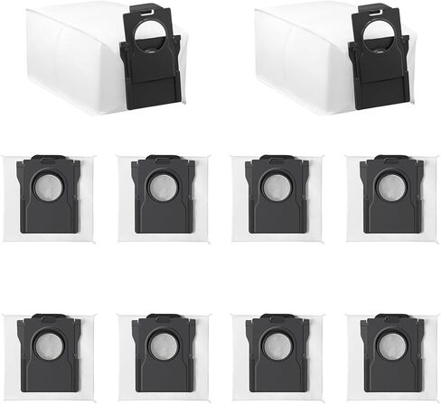 Replacement Dust Bags Compatible With DREAME X60 Max Ultra / X60 Ultra Robot Vacuum Cleaner, 10 Pack Spare Parts Accessories in Kuwait