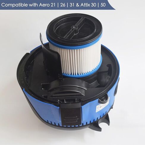 2 PCS Replacement HEPA Filter Compatible with Nilfisk ALTO Attix 30, 50 & Aero 21, 26, 31 Wet Dry Vacuum Cleaner in Kuwait