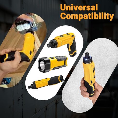 بديل Shentec 2000 مللي أمبير في الساعة 8 فولت متوافق مع DEWALT DCB080 Dewalt DCF680N1 DW4390 DCF680N2 DCF680G2، بطارية ليثيوم أيون (شاحن البطارية متضمن) in Kuwait