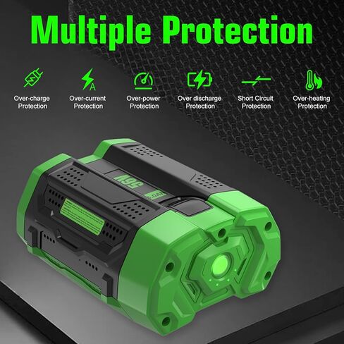 2Packs 5000mAh Ultra High Capacity Lithium ion Battery Replacement for EGO 56V Battery Compatible with EGO 56 Volt BA2800 BA2800T BA4200 BA4200T BA1400 BA1400T BA5600T Cordless Power Tools(Multi) in Kuwait