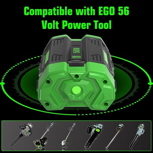 2Packs 5000mAh Ultra High Capacity Lithium ion Battery Replacement for EGO 56V Battery Compatible with EGO 56 Volt BA2800 BA2800T BA4200 BA4200T BA1400 BA1400T BA5600T Cordless Power Tools(Multi) in Kuwait
