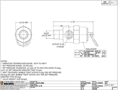 ARC-POWER 175 PSI صمام تخفيف أمان ضاغط الهواء، إيقاف التشغيل، خزان تصريف الهواء، 1/8 بوصة NPT in Kuwait