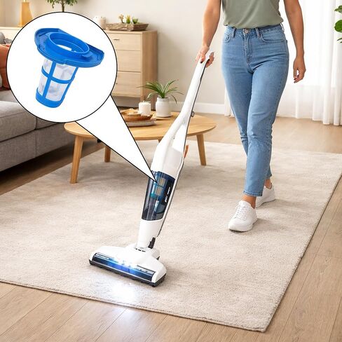 استبدال سلة فلتر التفريغ VSD1801 VSD1001 لمكنسة Vacmaster، تصميم خفيف الوزن وتركيب سريع، أداء تنظيف محسن، ترشيح فعال للغبار الدقيق، يناسب مبيت مرشح HEPA in Kuwait