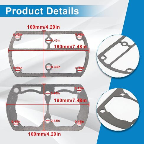 AUTOVIC Valve Repair Rebuild Kit Replacement Reed Valves Compatible with Ingersoll Rand SS3 Compressor Pumps Replace for 37996261 97330658 54571609 VRK-6261-IR in Kuwait