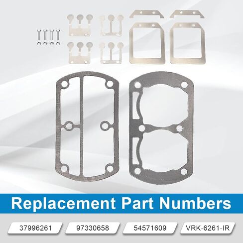 AUTOVIC Valve Repair Rebuild Kit Replacement Reed Valves Compatible with Ingersoll Rand SS3 Compressor Pumps Replace for 37996261 97330658 54571609 VRK-6261-IR in Kuwait
