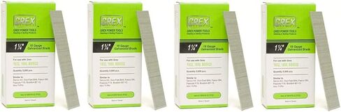 GREX GBN18-32 18 قياس 1-1/4 بوصة طول مسامير مجلفنة (5000 لكل صندوق) (4) in Kuwait