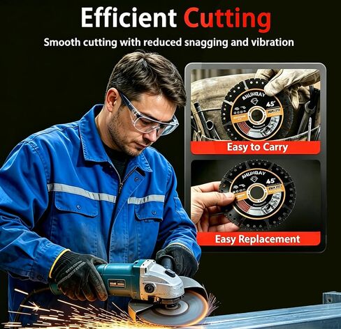 4-1/2 Inch Diamond Blade for Angle Grinder, 3pcs Heavy Duty Cutting Disc Tool, Diamond Saw Blades, Multi Material Cut Off Wheel for Metal Tile Wood Ceramic Stone Plastic Marble in Kuwait