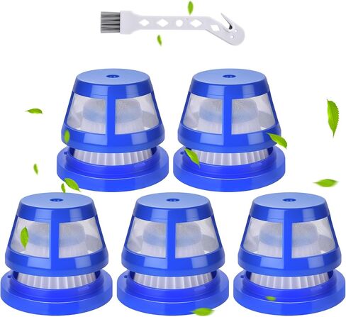 5 عبوات من مرشحات HEPA المتوافقة مع نماذج eufy HomeVac H11 وH20 وH11 Pure - فلتر فراغ قابل للغسل وإعادة الاستخدام بنسبة 99.9% in Kuwait