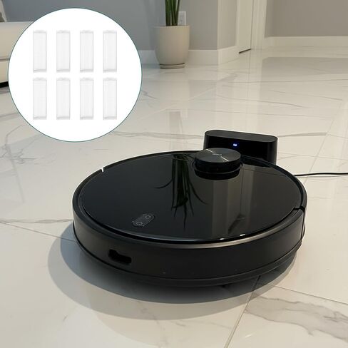 8 قطع فلتر مكنسة كهربائية متوافقة مع مكنسة كهربائية روبوت WYZE WVCR200S، بديلة لمرشحات HEPA، ملحقات مجموعة قطع الغيار WVCR200S in Kuwait