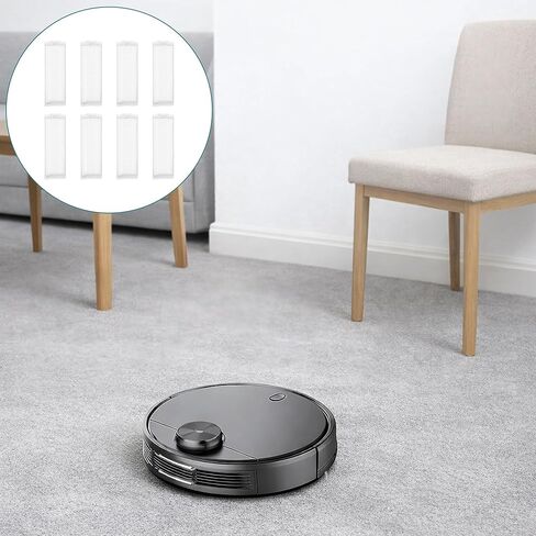 8 قطع فلتر مكنسة كهربائية متوافقة مع مكنسة كهربائية روبوت WYZE WVCR200S، بديلة لمرشحات HEPA، ملحقات مجموعة قطع الغيار WVCR200S in Kuwait