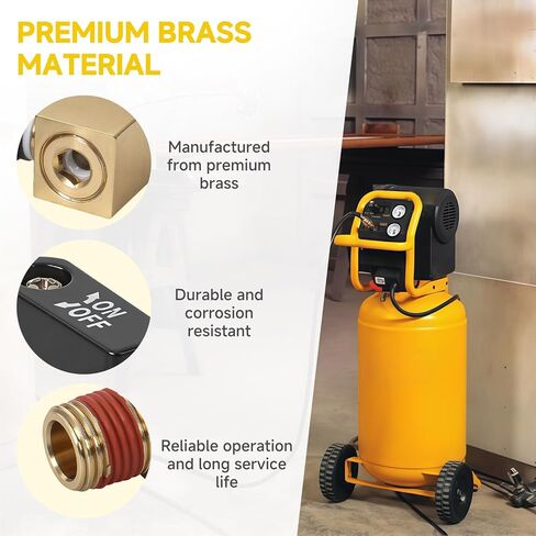 استبدال صمام الصرف متوافق مع ضواغط كابل Dewalt، Bostitch، Porter - N000986، N072023، جزء لأنظمة تصريف ضاغط الهواء in Kuwait