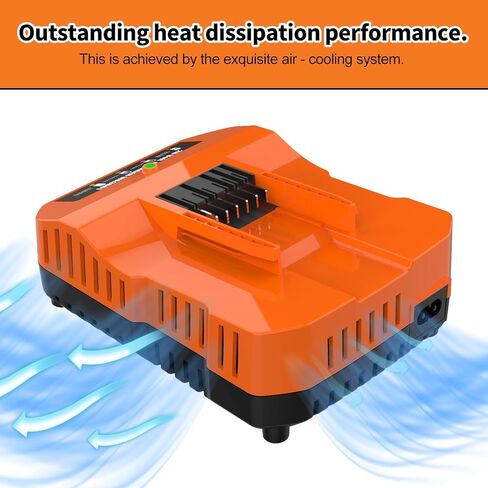 YSTASTERIS 2 Pack 6.5Ah Replacement for Worx Battery 20V Compatible with Worx 20 Volt Lithium WA3575 WA3578 WA3520 WA3525 and Charger in Kuwait