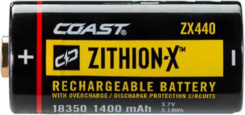 Coast ZX440 Lithium-Ion Rechargeable Battery with Battery Charge Indicator and Overcharge Protection, USB-C ***ONLY Compatible XT7R and XP7R Flashlights*** in Kuwait