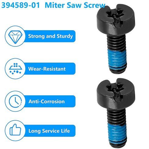 394589-01 Screw for Dewalt Miter Saw Stand - Replace for DWS779 DWS780 DW703 DW704 DW705S - 2 Pack in Kuwait