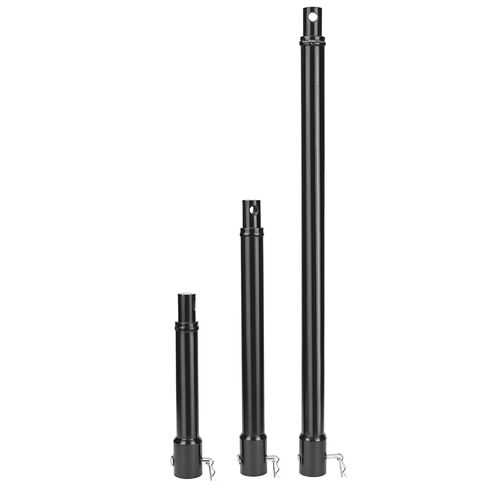 QWORK 3-Piece Auger Extension Drill Bit Set (8", 12", 20") – Fits 3/4" Shaft, Heavy Duty Post Hole Digger Replacement for Earth Ice Deep Drilling in Kuwait