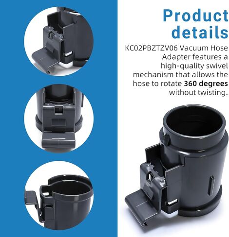 KC02PBZTZV06 Canister Vacuum Cleaner Hose Adapter Fits for Kenmore 200, 400, 600 Series Replaces 116.21514010, 116.21614011, 116.21714110, 116.23204110C in Kuwait