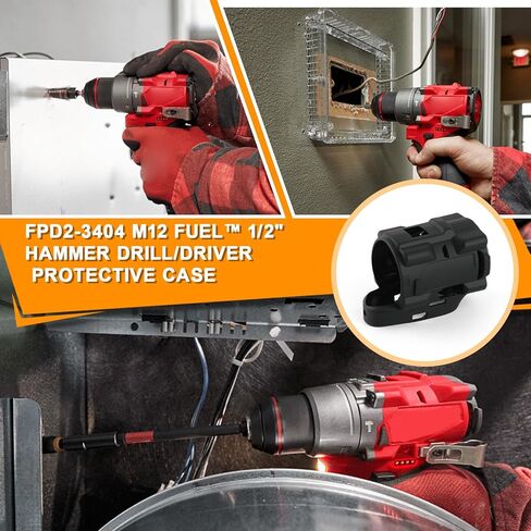 49-16-3404 Protective Boot for M12 Fuel 1/2 in Hammer Drill/Driver 3404-20 Protective Boot Compatible with Milwaukee for M12 3403-20 3404-20 Protective Boot in Kuwait