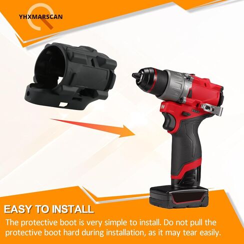 49-16-3404 Protective Boot for M12 Fuel 1/2 in Hammer Drill/Driver 3404-20 Protective Boot Compatible with Milwaukee for M12 3403-20 3404-20 Protective Boot in Kuwait