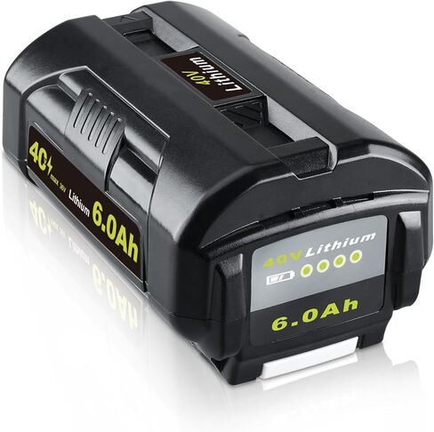 استبدال Masione 40V 6.0Ah لبطارية Ryobi المتوافقة مع بطارية Ryobi 40V OP40601 OP4050A OP4040 OP4030 OP4050 OP40401 المتوافقة مع الأدوات اللاسلكية in Kuwait