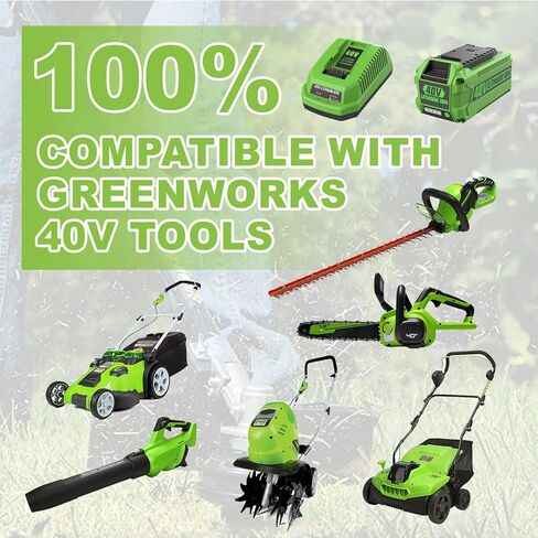 ANTRobut 40V 6.5Ah Lithium Battery Replacement for Greenworks 40V Battery Compatible with Greenworks 40 Volt G-MAX Cordless Power Tools, with 40V Greenworks Charger in Kuwait