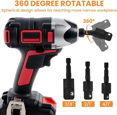 21 Pcs Flexible Drill Bit Extension Set Includes 105° Right Angle Drill Adapter 360° Rotatable 1/4 3/8 1/2" Impact Grade Socket Adapter Drills Bit Holder 10 Short Screwdriver Bits(COLOR:black) in Saudi Arabia