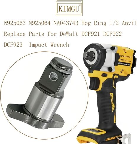 N925063 N925064 NA043743 N925062 حلقة مقوسة 1/2 مجموعة السندان استبدال أجزاء لـ DeWalt DCF901 DCF911 DCF912 DCF921 DCF922 DCF923 مفتاح الربط in Kuwait