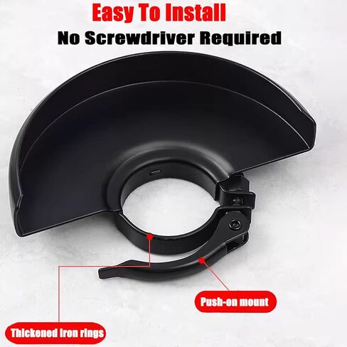 Angle Grinder Guard, 6.45 Inch, with Adjustable Flange Wrench, Adjustable Protective Shield for 4-6 Inch Blades, Compatible with Dewalt, Milwaukee, Makita, Metabo, Bosch, RYOBI Grinders in Kuwait