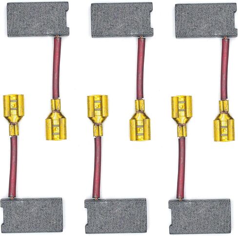 فرشاة كربون 6 عبوات، متوافقة مع DeWalt DW368 DW702 DW703 DW706E DW708 DW715 DW716 DW717 DW718 DWS780 DW744X، استبدال لأرقام الأجزاء 381028-08، 381028-02، 381028-03، N032830 in Kuwait
