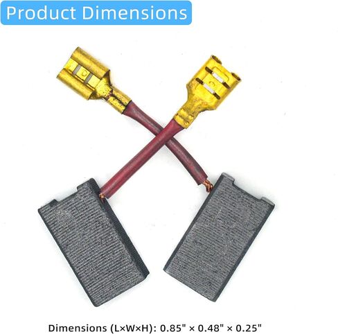 فرشاة كربون 6 عبوات، متوافقة مع DeWalt DW368 DW702 DW703 DW706E DW708 DW715 DW716 DW717 DW718 DWS780 DW744X، استبدال لأرقام الأجزاء 381028-08، 381028-02، 381028-03، N032830 in Kuwait