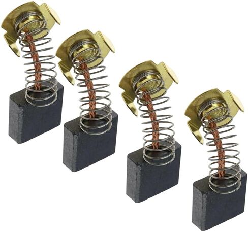 مجموعة الفحم البديلة لفرشاة الكربون بحجم 0.6 بوصة × 0.27 بوصة × 0.7 بوصة (16 × 7 × 18 مم)، متوافقة مع أجزاء مطحنة ماكيتا GA7021، تناسب 191953-5 191957-7 CB204 CB203 CB202 CB200، عبوة من 4 قطع in Kuwait