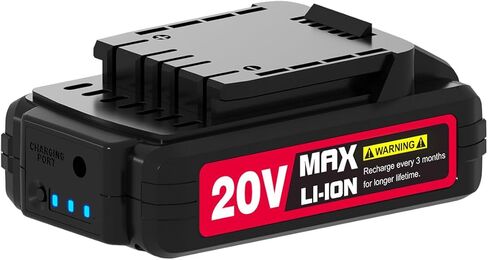 بطارية ليثيوم أيون قابلة لإعادة الشحن AVID POWER 20V MAX 2000mAh - تناسب فقط الأدوات اللاسلكية المحددة 20V in Kuwait