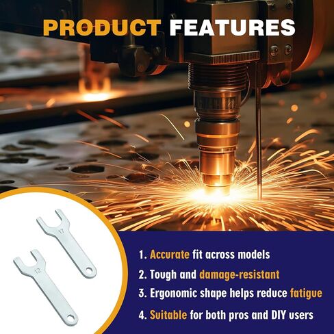 مجموعة أدوات مفتاح ربط طاحونة هوائية 6 عبوات 301-69A و301-69B، متوافقة مع سلسلة Ingersoll Rand 301 308 5102 5108 M2، مفاتيح استبدال طاحونة زاوية متينة لمطاحن القوالب الهوائية in Kuwait