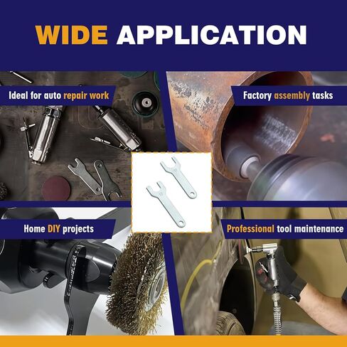 مجموعة أدوات مفتاح ربط طاحونة هوائية 6 عبوات 301-69A و301-69B، متوافقة مع سلسلة Ingersoll Rand 301 308 5102 5108 M2، مفاتيح استبدال طاحونة زاوية متينة لمطاحن القوالب الهوائية in Kuwait
