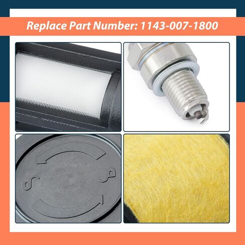 1143-007-1800 Air Fuel Filter and Spark Plug Service Kit Compatible With STIHL MS231 MS251 Chainsaws Replacement Parts in Kuwait