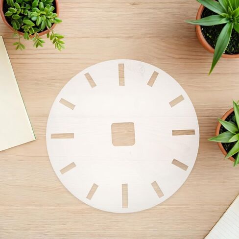 Acrylic Clock Face Template for DIY Clock Board Inlay Router Template for Woodworking Dial Patterns Reusable Stencil and Crafting in Kuwait
