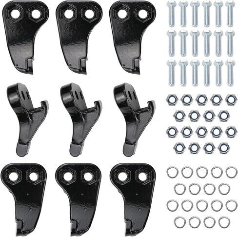 Set of 9 Stump Grinder Teeth Fits DK2 and Power King Stump Grinder Model OPG777 PK0803, Teeth for Stump Grinder Includes Bolts and Nuts in Kuwait