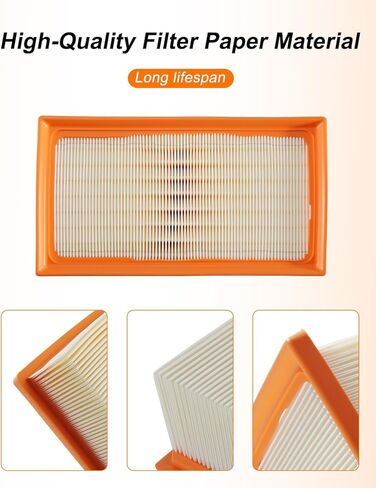 Dust Collector Flat Filter Replace VF130H Compatible with Bosch VAC090 VAC140 Serise, Dry Vacuum Filter Only in Kuwait