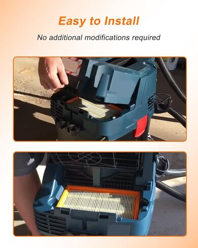Dust Collector Flat Filter Replace VF130H Compatible with Bosch VAC090 VAC140 Serise, Dry Vacuum Filter Only in Kuwait