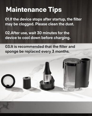 استبدال فلتر HOTO 4 قطع للمكنسة الكهربائية المحمولة HOTO BlowVac™ فقط، غير متوافق مع أي طراز آخر in Kuwait