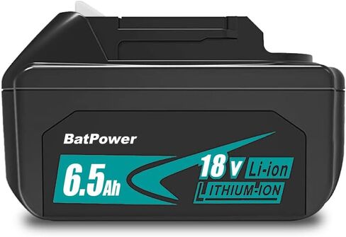 BatPower 2-Pack Replacement Battery Compatible with Makita 18V LXT System, 6.5Ah High Capacity Lithium-Ion Battery with Star Protection for 18V Cordless Tools BL1860B BL1850B (2 Packs) in Kuwait