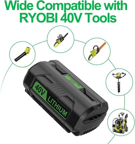 40v 7.5Ah High Capacity Replace for Ryobi 40v Battery OP4075A OP40602 OP40601 OP4060A OP4040 OP4050 in Kuwait
