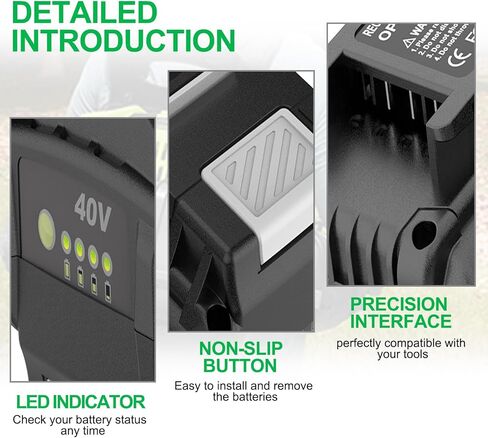 40v 7.5Ah High Capacity Replace for Ryobi 40v Battery OP4075A OP40602 OP40601 OP4060A OP4040 OP4050 in Kuwait