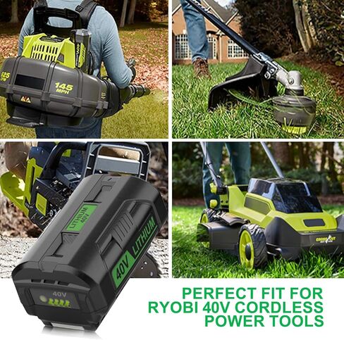 40v 7.5Ah High Capacity Replace for Ryobi 40v Battery OP4075A OP40602 OP40601 OP4060A OP4040 OP4050 in Kuwait