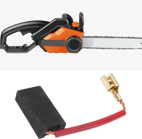 زوجان من فرش الكربون لمنشار السلسلة 6.3X12.5X24mm متوافق مع WORX المتوافق مع B&Q in Kuwait