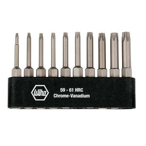 مجموعة لقم الطاقة 74981 Torx Align من WIHA، تتضمن T6-T30 مع حامل، 10 قطع in Kuwait