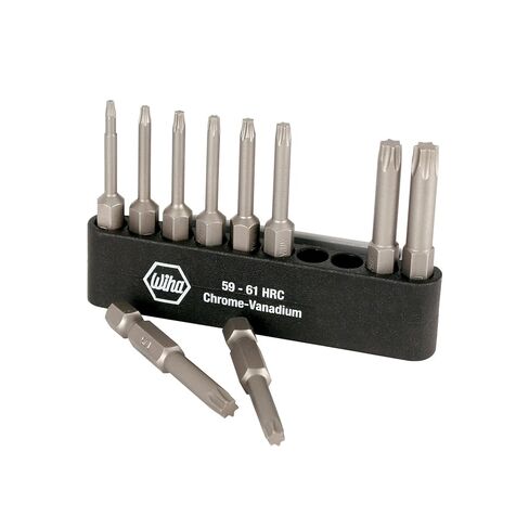 مجموعة لقم الطاقة 74981 Torx Align من WIHA، تتضمن T6-T30 مع حامل، 10 قطع in Kuwait